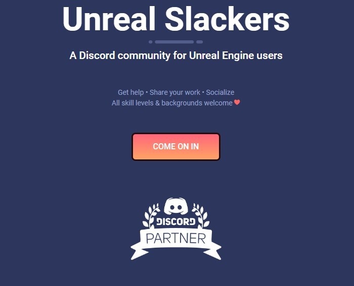 Unreal Engine Users Discord community