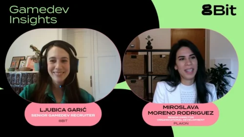 Representation in video games - interview with Miroslava Moreno Rodriguez, PLAION, Gamedev Insights by Ljubica Garic, 8Bit Games Industry Recruitment
