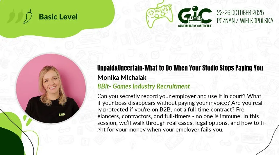 What to do when your studio stops paying you - Game Industry Conference GIC 2025